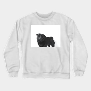 Hugo The black Pug - Crewneck Sweatshirt